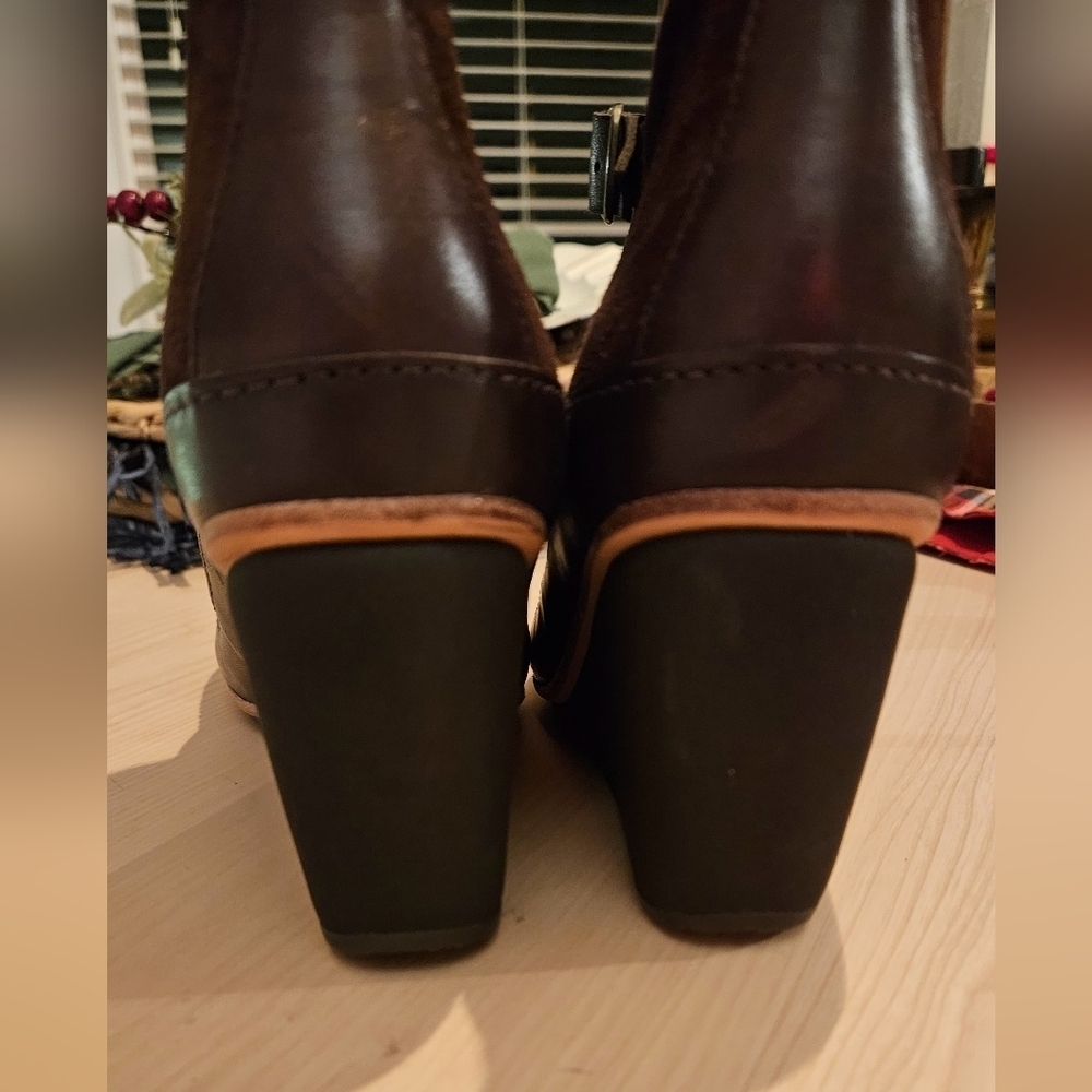 CAMPER Women's Julia Wedges Heels Brown Leather.. Size 7.5 - Picture 3 of 16